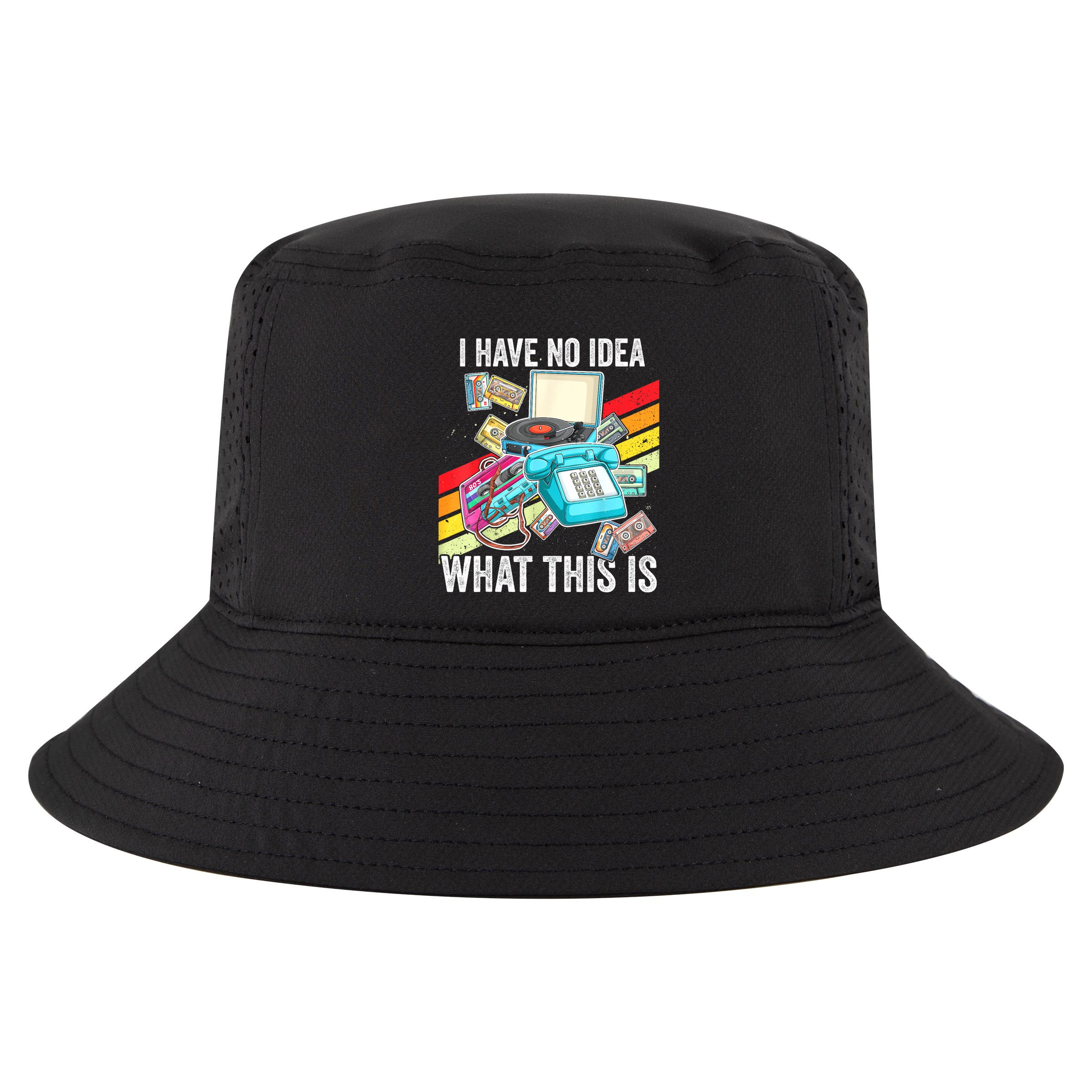 I Have No Idea What This Is 70s 80s 90s Theme Outfit Cool Comfort Performance Bucket Hat