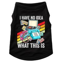 I Have No Idea What This Is 70s 80s 90s Theme Outfit Doggie Tank
