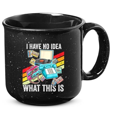 I Have No Idea What This Is 70s 80s 90s Theme Outfit 15oz Campfire Ceramic Mug