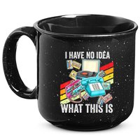 I Have No Idea What This Is 70s 80s 90s Theme Outfit 15oz Campfire Ceramic Mug