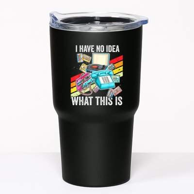 I Have No Idea What This Is 70s 80s 90s Theme Outfit Tumbler