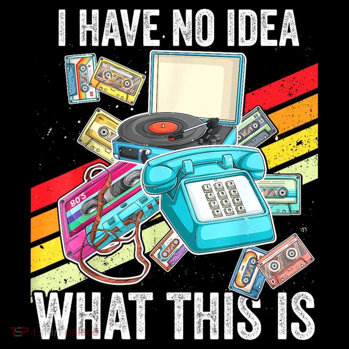 I Have No Idea What This Is 70s 80s 90s Theme Outfit Magnet