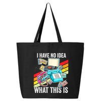 I Have No Idea What This Is 70s 80s 90s Theme Outfit 25L Jumbo Tote