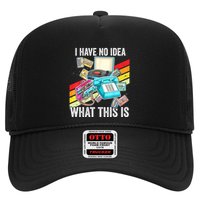 I Have No Idea What This Is 70s 80s 90s Theme Outfit Trucker Hat