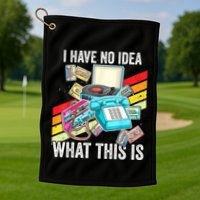 I Have No Idea What This Is 70s 80s 90s Theme Outfit Golf Towel