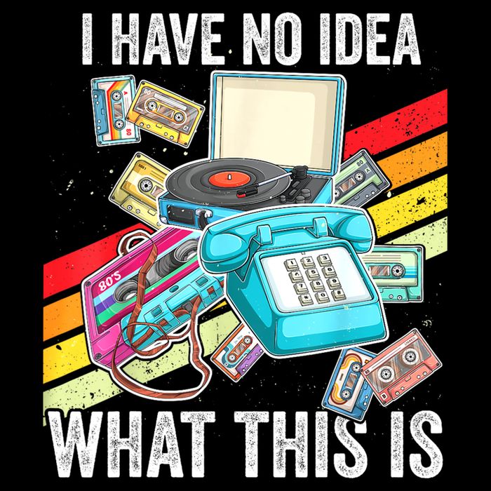 I Have No Idea What This Is 70s 80s 90s Theme Outfit Toddler T-Shirt