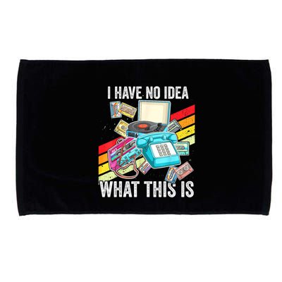 I Have No Idea What This Is 70s 80s 90s Theme Outfit Microfiber Hand Towel