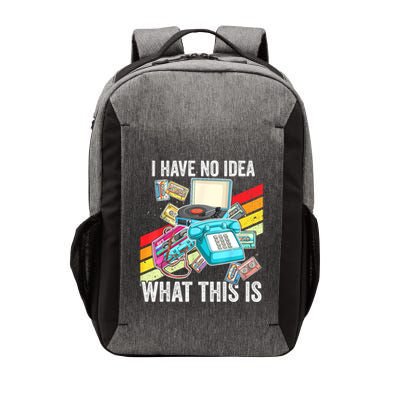 I Have No Idea What This Is 70s 80s 90s Theme Outfit Vector Backpack