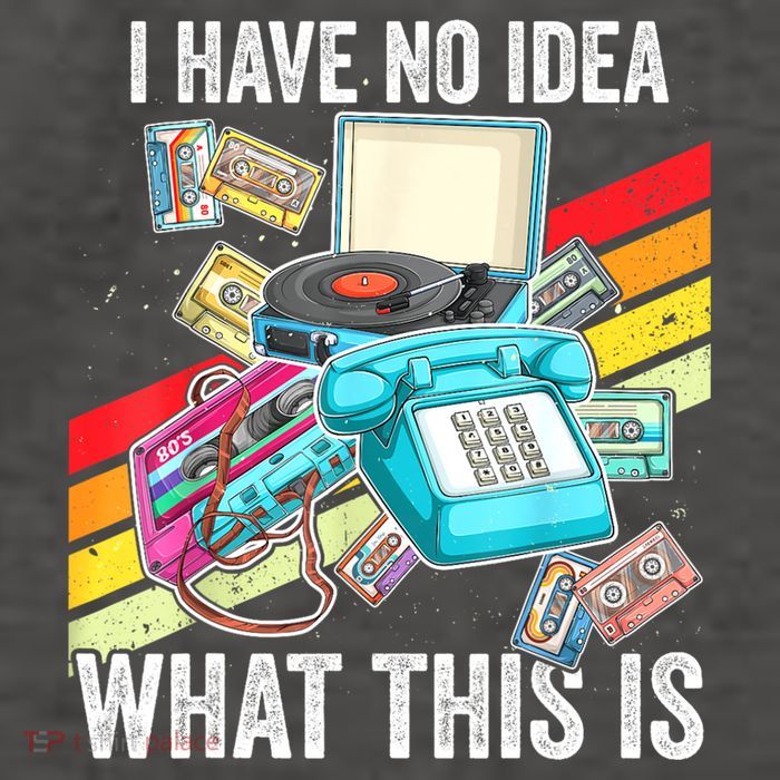 I Have No Idea What This Is 70s 80s 90s Theme Outfit Vector Backpack