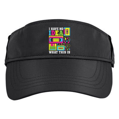I Have No Idea What This Is 80s 90s Outfit Adult Drive Performance Visor