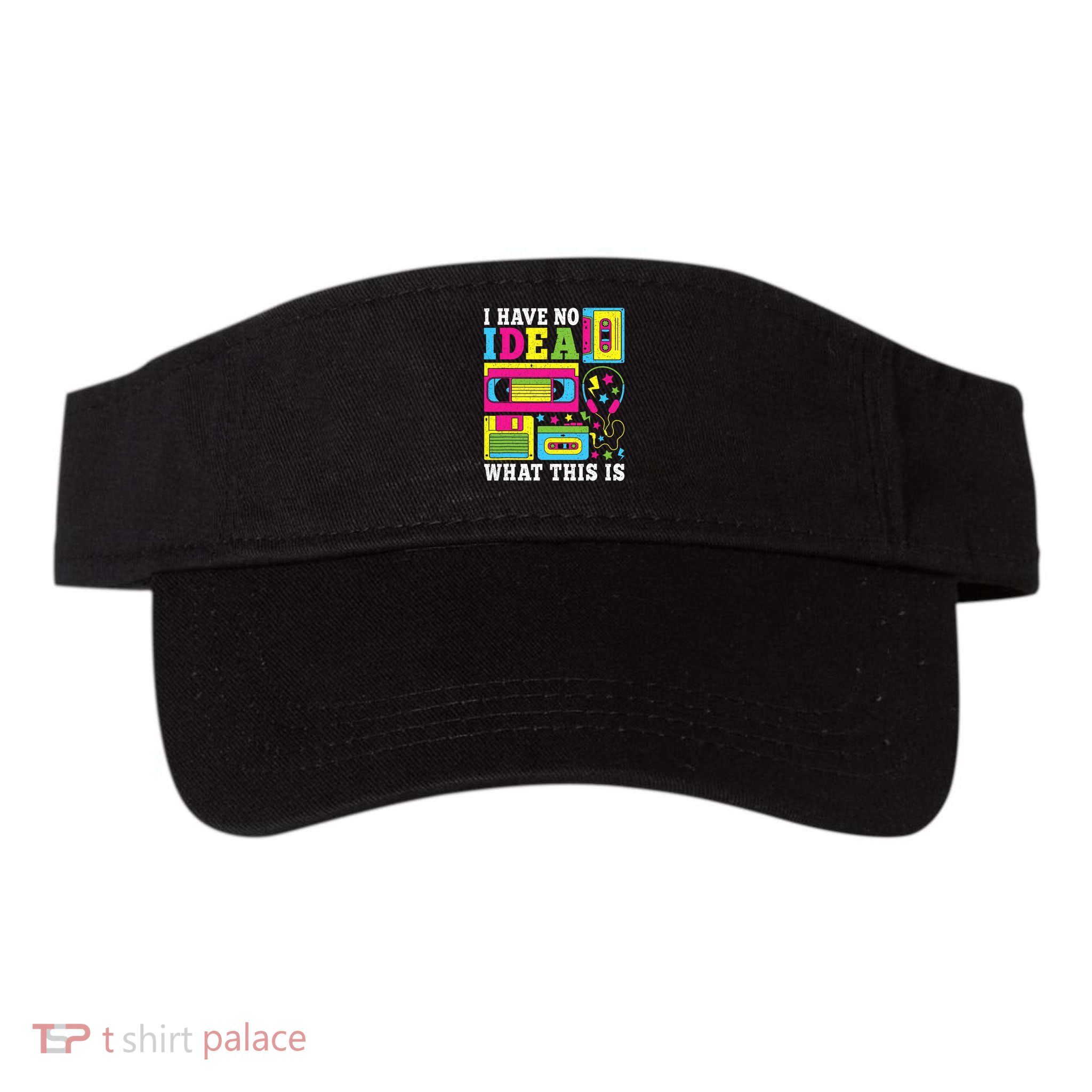 I Have No Idea What This Is 80s 90s Outfit Visor