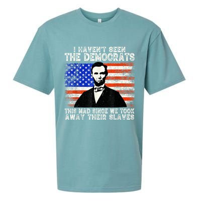 I Have Not Seen The Democrats This Mad Since We Took Away Their Slaves Sueded Cloud Jersey T-Shirt