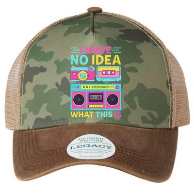 I Have No Idea What This Is Outfit 80s 90s Legacy Tie Dye Trucker Hat