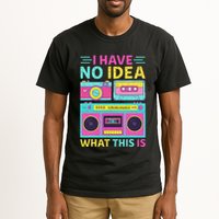 I Have No Idea What This Is Outfit 80s 90s Tall T-Shirt