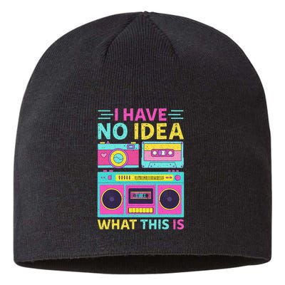 I Have No Idea What This Is Outfit 80s 90s Sustainable Beanie