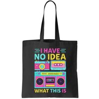 I Have No Idea What This Is Outfit 80s 90s Bag