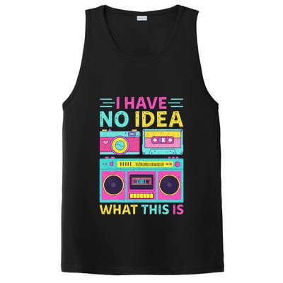 I Have No Idea What This Is Outfit 80s 90s PosiCharge Competitor Tank