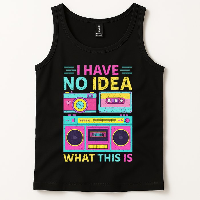 I Have No Idea What This Is Outfit 80s 90s Tank Top