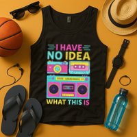I Have No Idea What This Is Outfit 80s 90s Tank Top