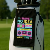 I Have No Idea What This Is Outfit 80s 90s Golf Towel