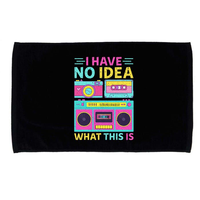 I Have No Idea What This Is Outfit 80s 90s Microfiber Hand Towel