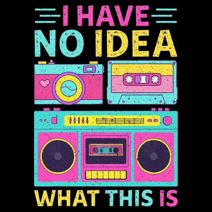 I Have No Idea What This Is Outfit 80s 90s Cropped Pullover Crew
