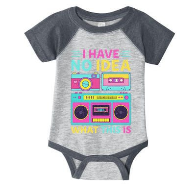 I Have No Idea What This Is Outfit 80s 90s Infant Baby Jersey Bodysuit