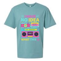 I Have No Idea What This Is Outfit 80s 90s Sueded Cloud Jersey T-Shirt
