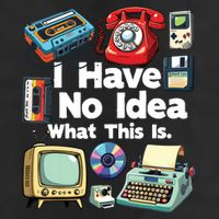 I Have No Idea What This Is 80s Bro 1980s Fashion 80 Party 7 Panel Mesh Trucker Snapback Hat
