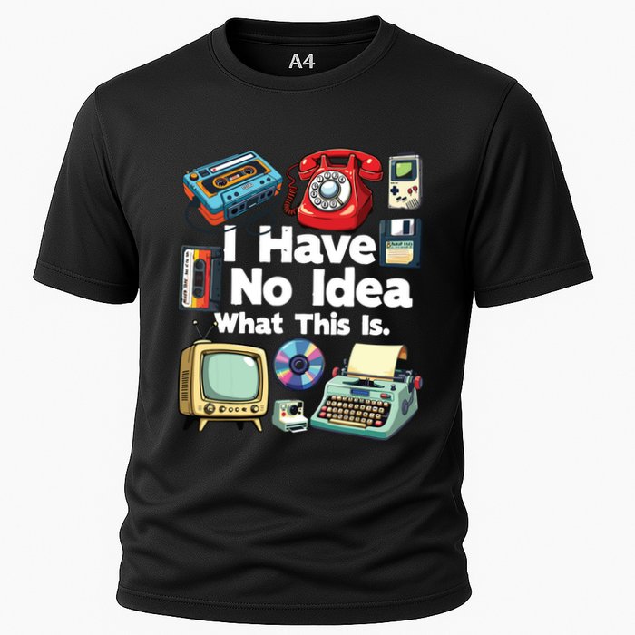 I Have No Idea What This Is 80s Bro 1980s Fashion 80 Party Cooling Performance Crew T-Shirt