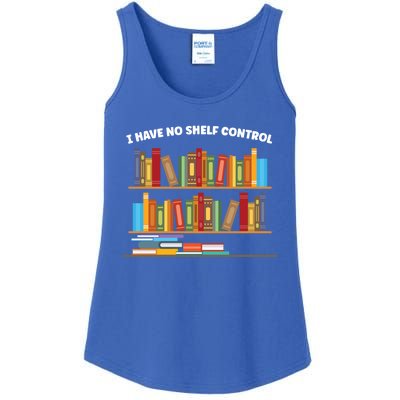 I Have No Shelf Control Librarian Funny Gift Ladies Essential Tank