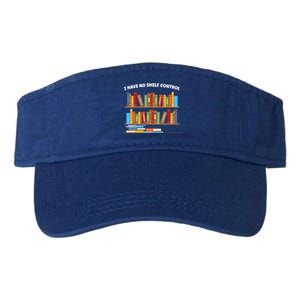 I Have No Shelf Control Librarian Funny Gift Valucap Bio-Washed Visor