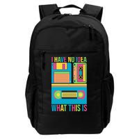 I Have No Idea What This Is Cassette Classic Music Backpack
