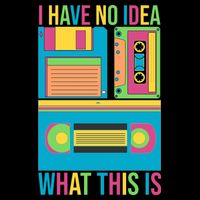 I Have No Idea What This Is Cassette Classic Music Backpack