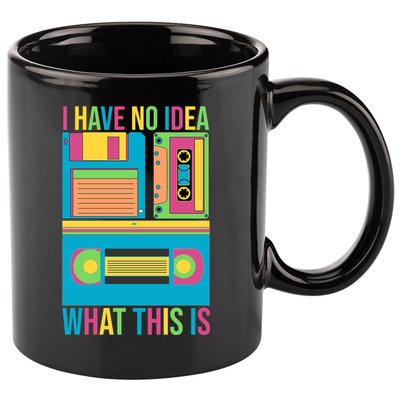 I Have No Idea What This Is Cassette Classic Music 11oz C Handle Ceramic Mug