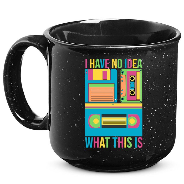 I Have No Idea What This Is Cassette Classic Music 15oz Campfire Ceramic Mug