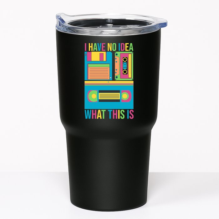 I Have No Idea What This Is Cassette Classic Music Tumbler
