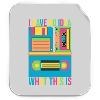 I Have No Idea What This Is Cassette Classic Music Permanent Decal Sticker