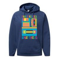 I Have No Idea What This Is Cassette Classic Music Performance Fleece Hoodie