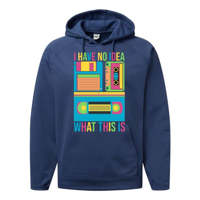 I Have No Idea What This Is Cassette Classic Music Performance Fleece Hoodie