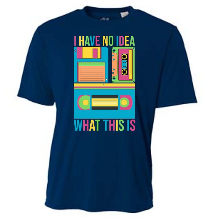 I Have No Idea What This Is Cassette Classic Music Cooling Performance Crew T-Shirt