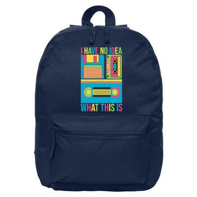 I Have No Idea What This Is Cassette Classic Music 16 in Basic Backpack
