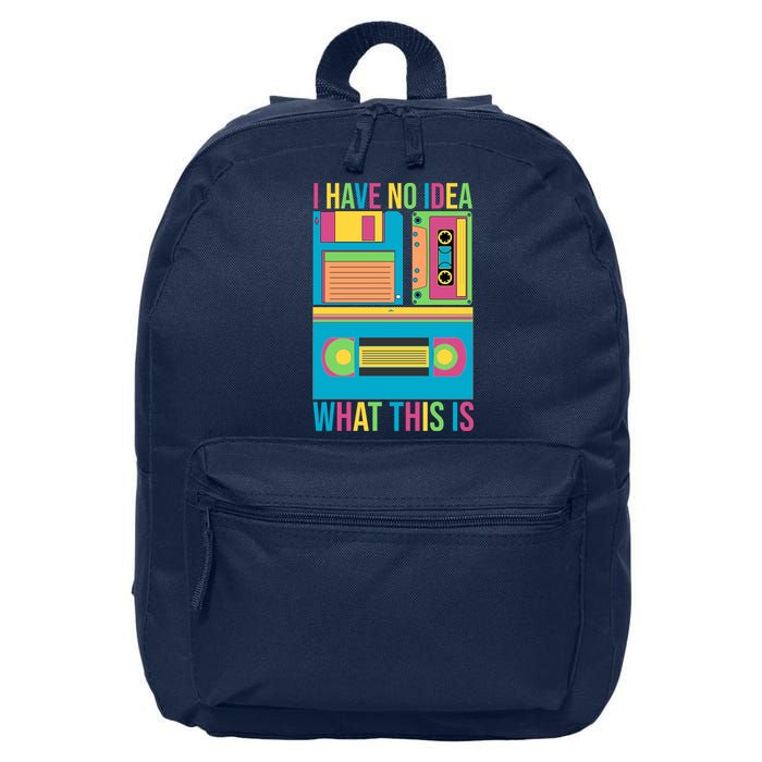 I Have No Idea What This Is Cassette Classic Music 16 in Basic Backpack