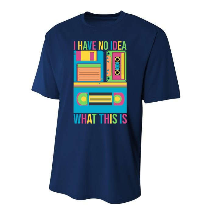 I Have No Idea What This Is Cassette Classic Music Performance Sprint T-Shirt