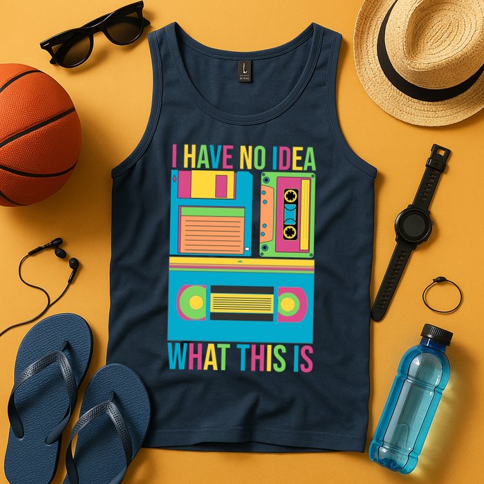 I Have No Idea What This Is Cassette Classic Music Tank Top