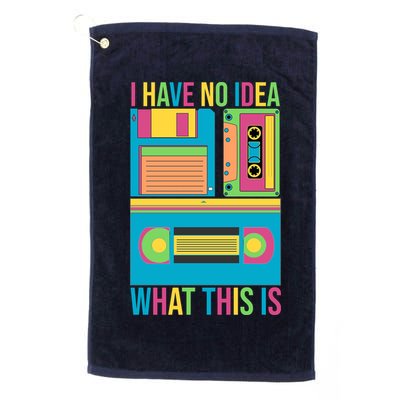 I Have No Idea What This Is Cassette Classic Music Golf Towel