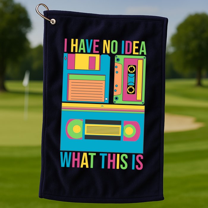 I Have No Idea What This Is Cassette Classic Music Golf Towel