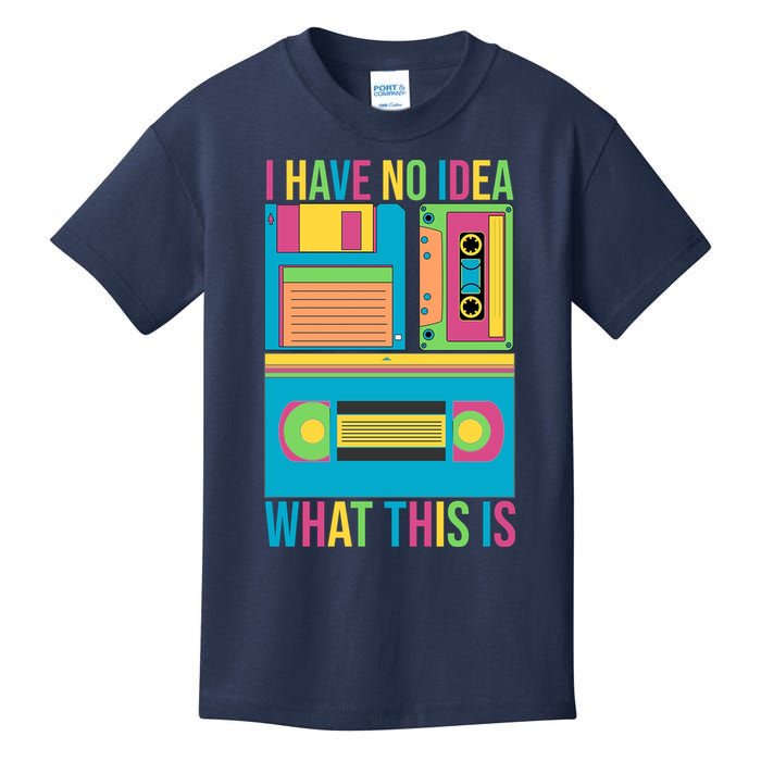 I Have No Idea What This Is Cassette Classic Music Kids T-Shirt