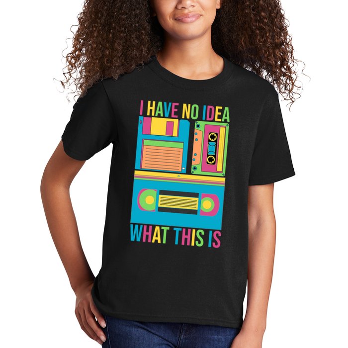 I Have No Idea What This Is Cassette Classic Music Kids T-Shirt