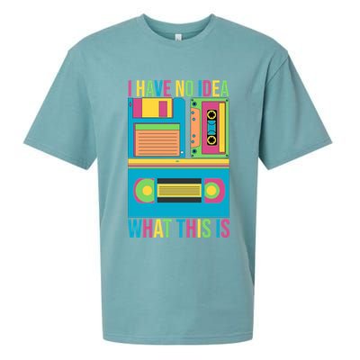 I Have No Idea What This Is Cassette Classic Music Sueded Cloud Jersey T-Shirt